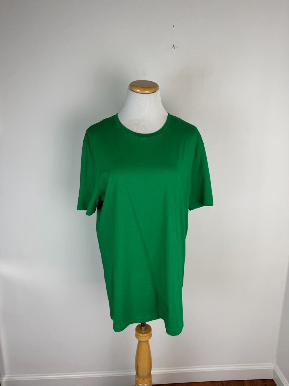 COS Green Crewneck Cotton Short Sleeve T-Shirt Size L